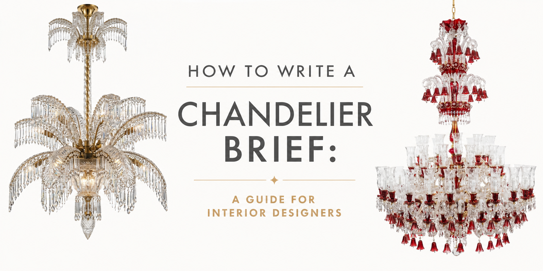 How to Write a Chandelier Brief | Interior Designer Guide