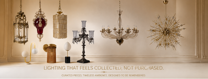 Luxury Lighting Collection India | Handcrafted Chandeliers, Pendant Lights & Designer Lighting by Aartaa Decor