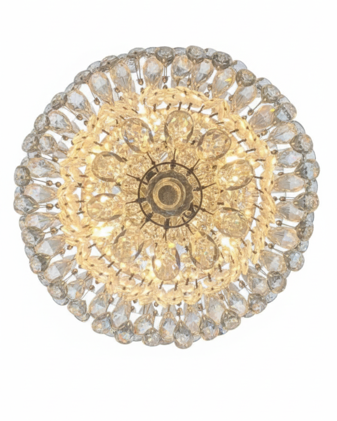 Eclat Royale Flush Mount Chandelier - Aartaa decor
