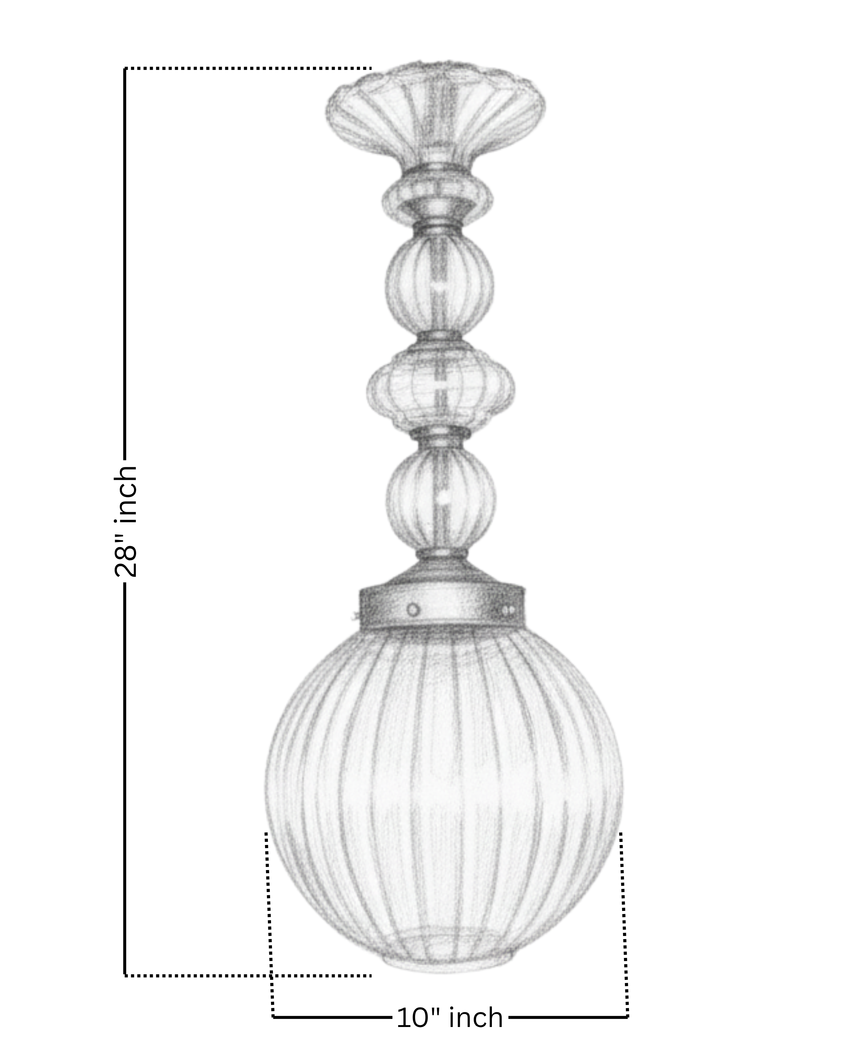 Anantya Brass & Crystal Pendant Light - Aartaa decor