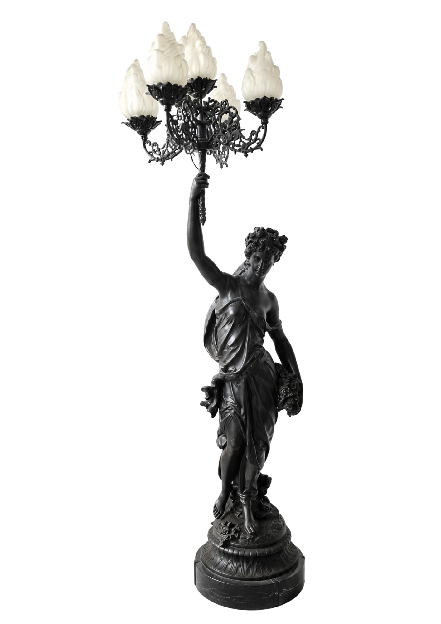Aurelia Candelabra Lady Floor Lamp