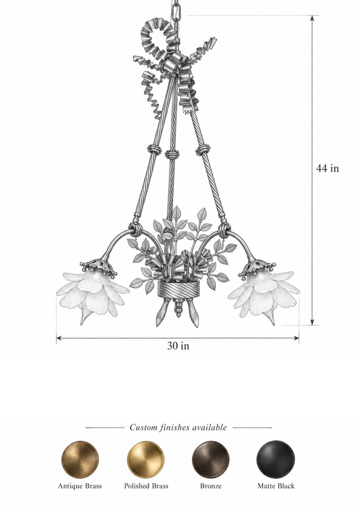 Floral Bouquet Chandelier