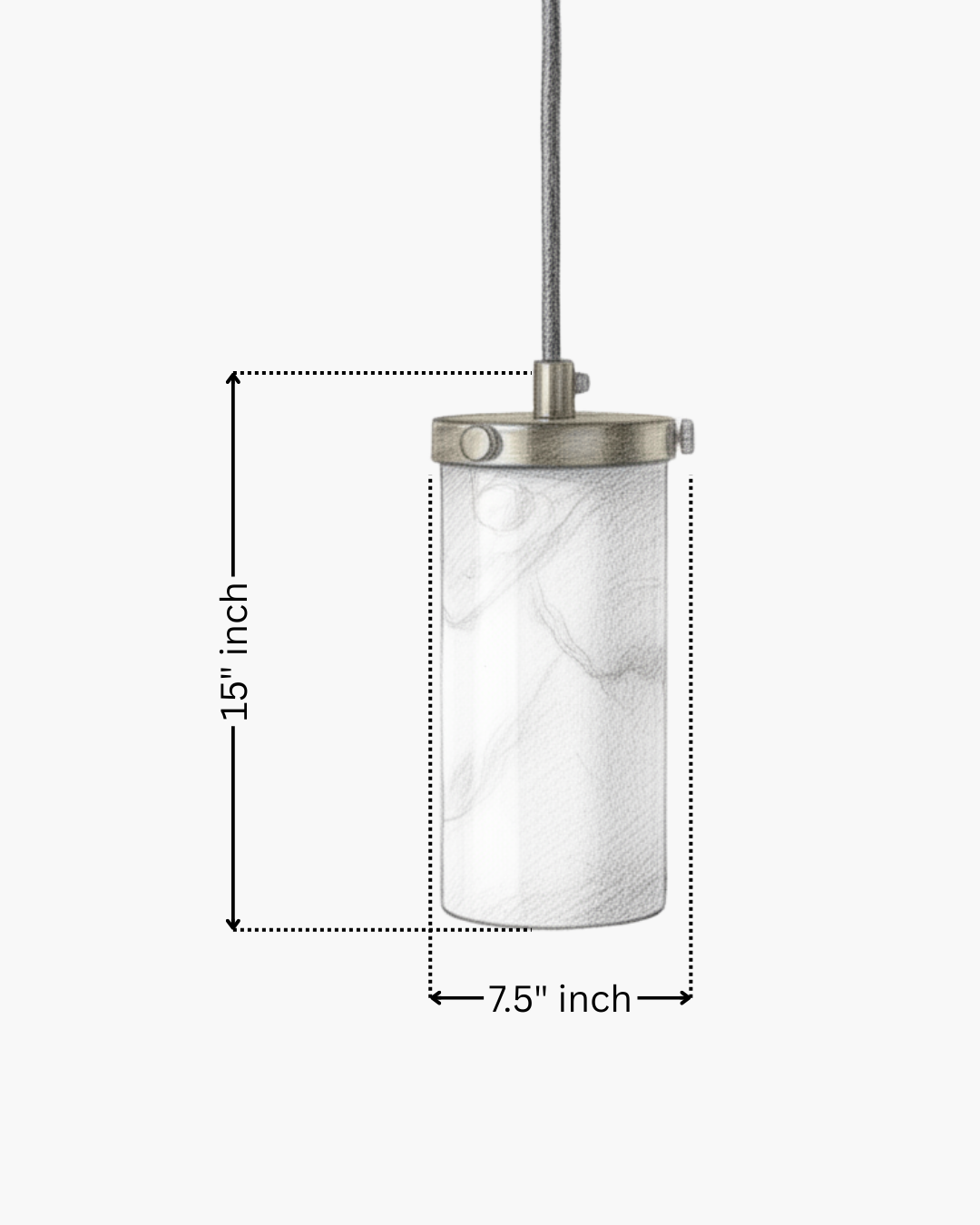 Ivory Aurelius Grand Pendant Light