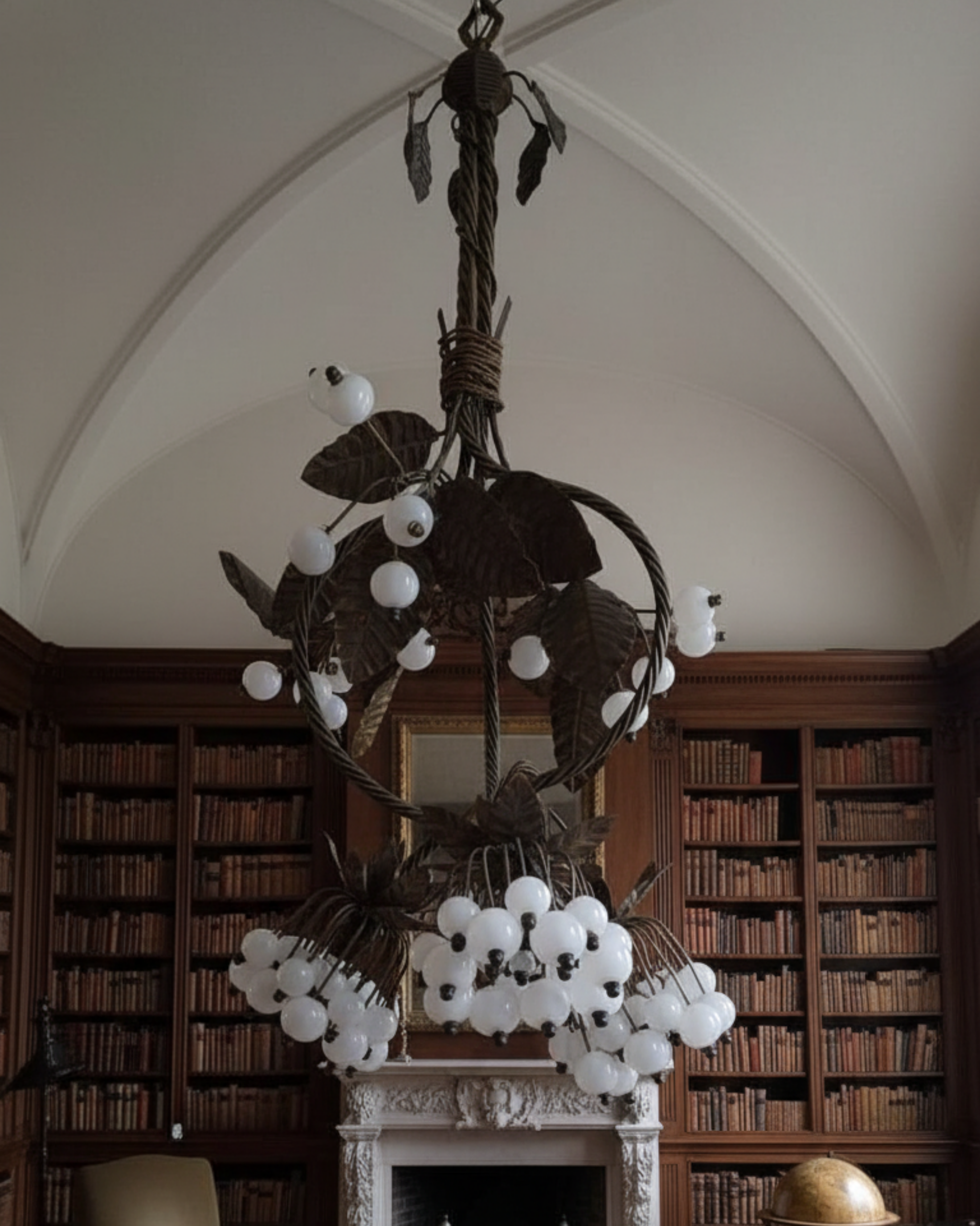 Kanaka Valli Brass Bloom Chandelier - Aartaa decor