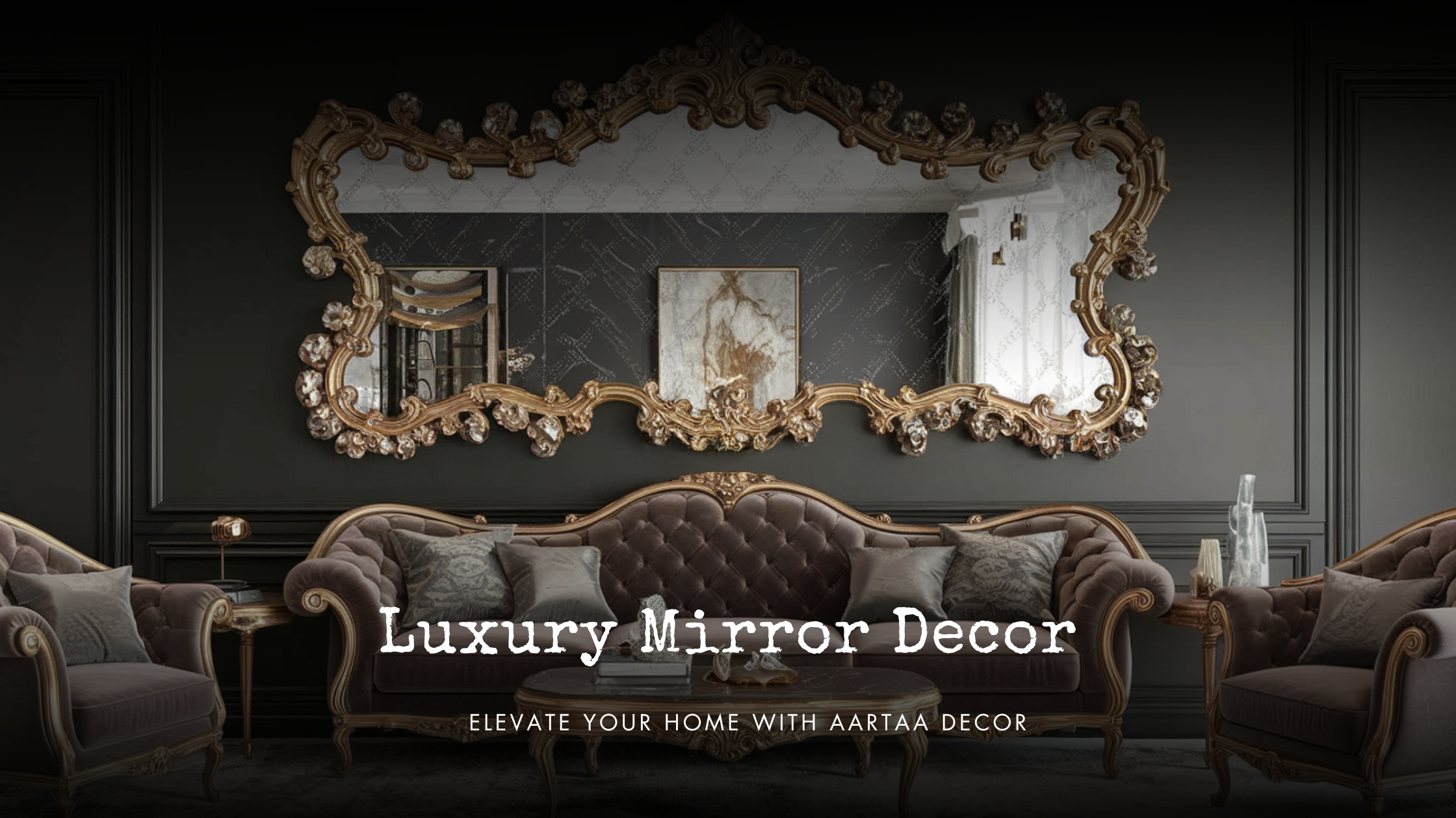 Luxury Mirror Decor: Elevate Your Home with Aartaa Decor