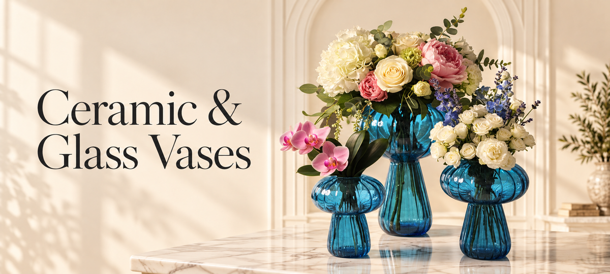 Ceramic & Glass Vases — Aartaa Decor collection artwork