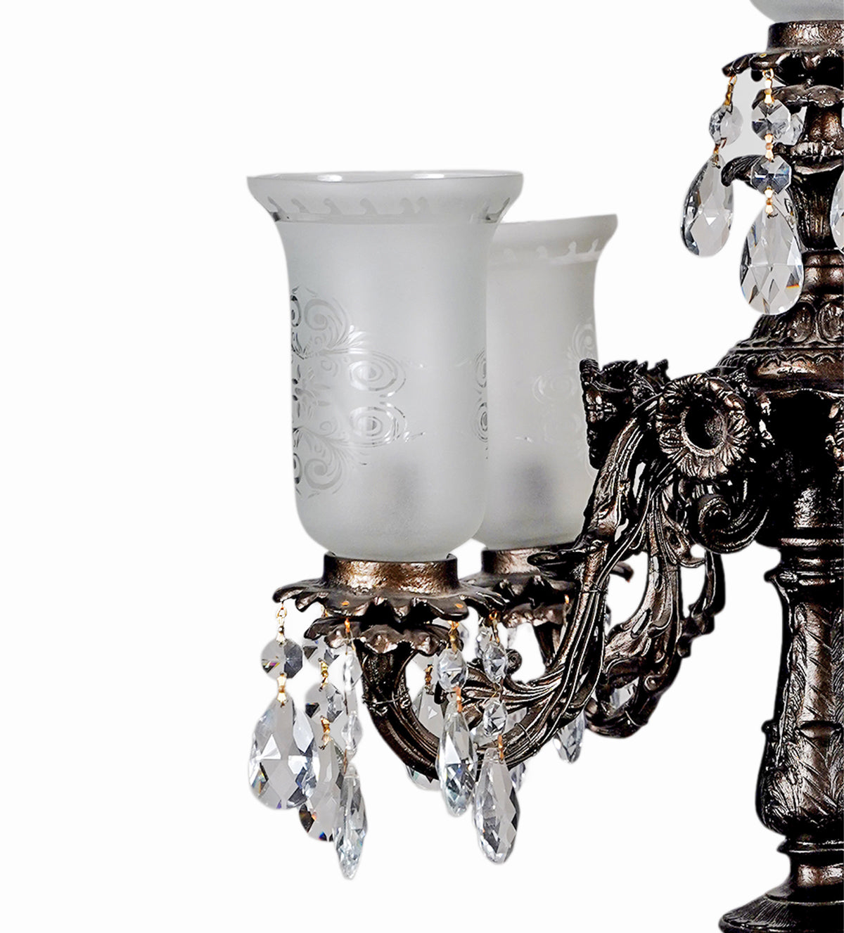 Imperial Frost Crystal Candelabra - Aartaa decor