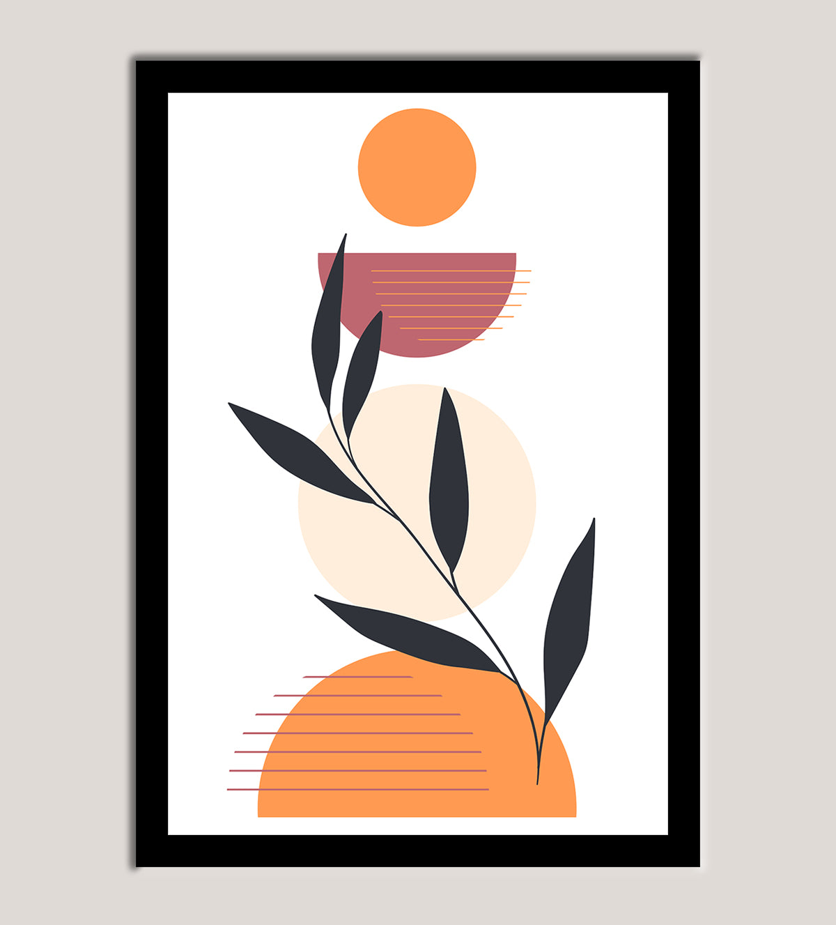 This minimalist boho art