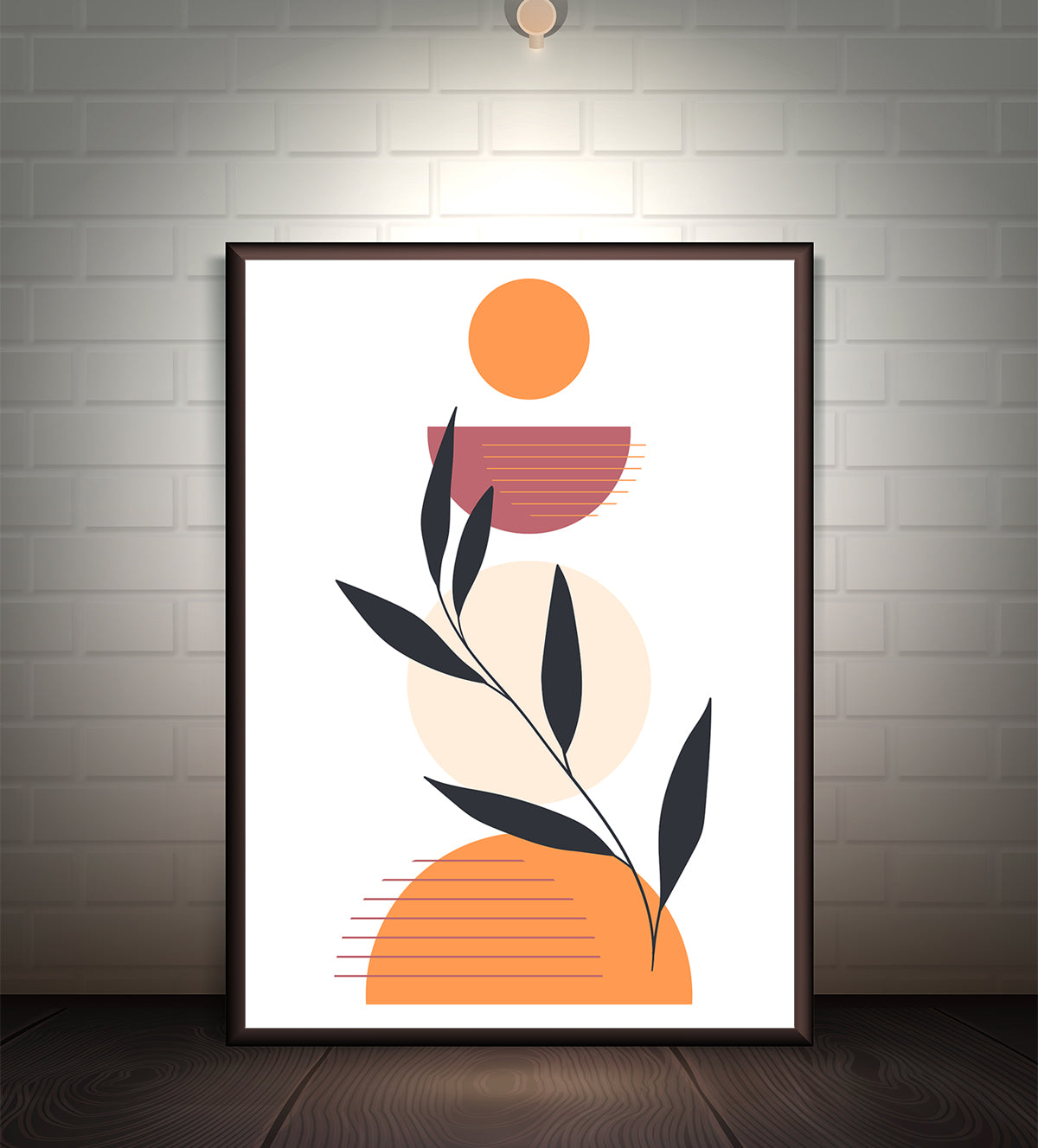 This minimalist boho art