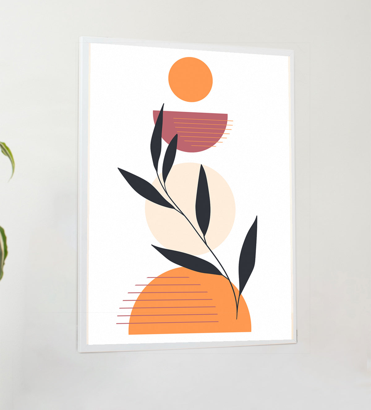 This minimalist boho art