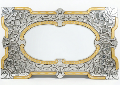 Baroque Gilded Leaf Mirror - Aartaa decor