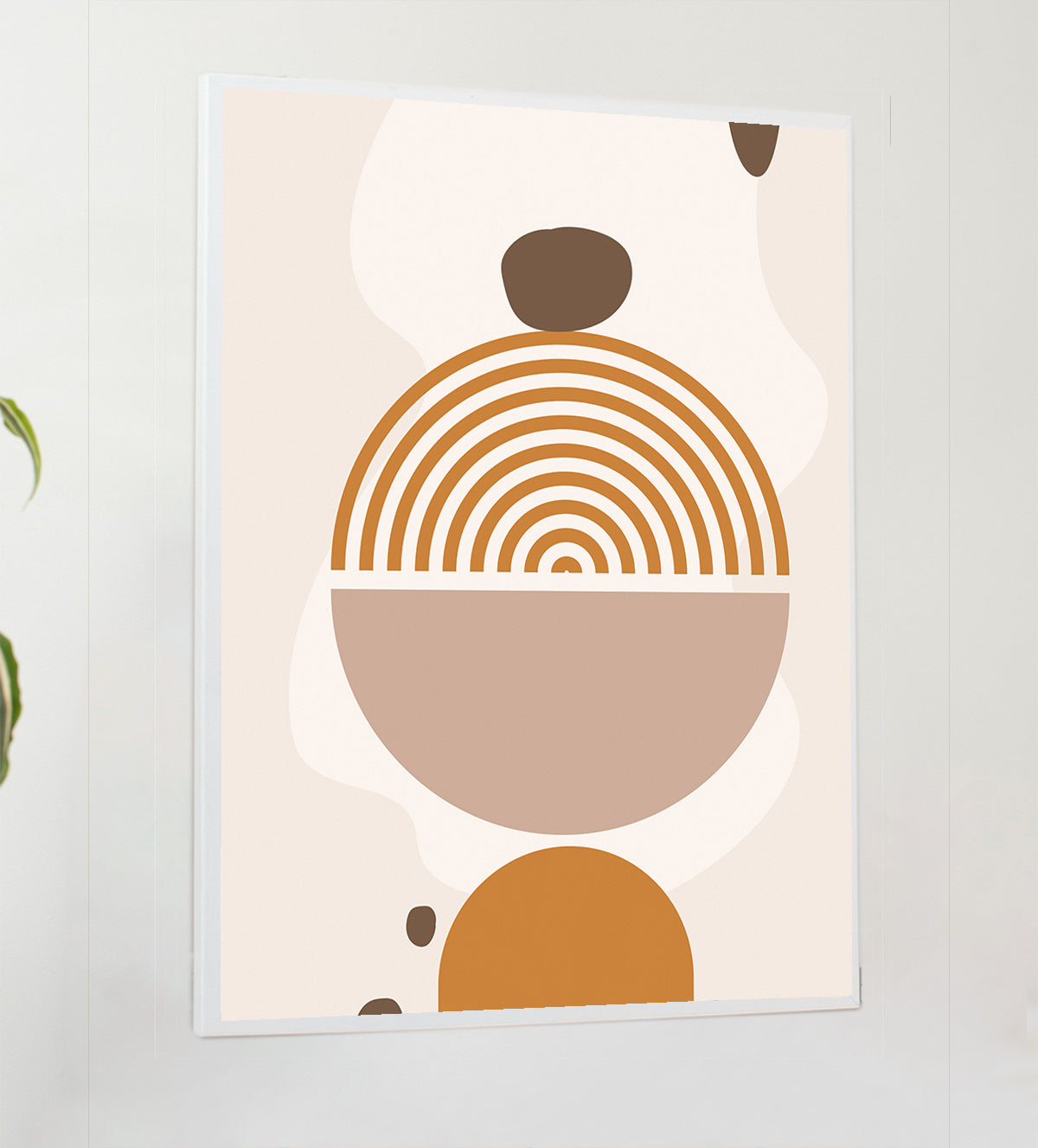 Minimalist Abstract Artwork in Earthy Tones - Aartaa decor