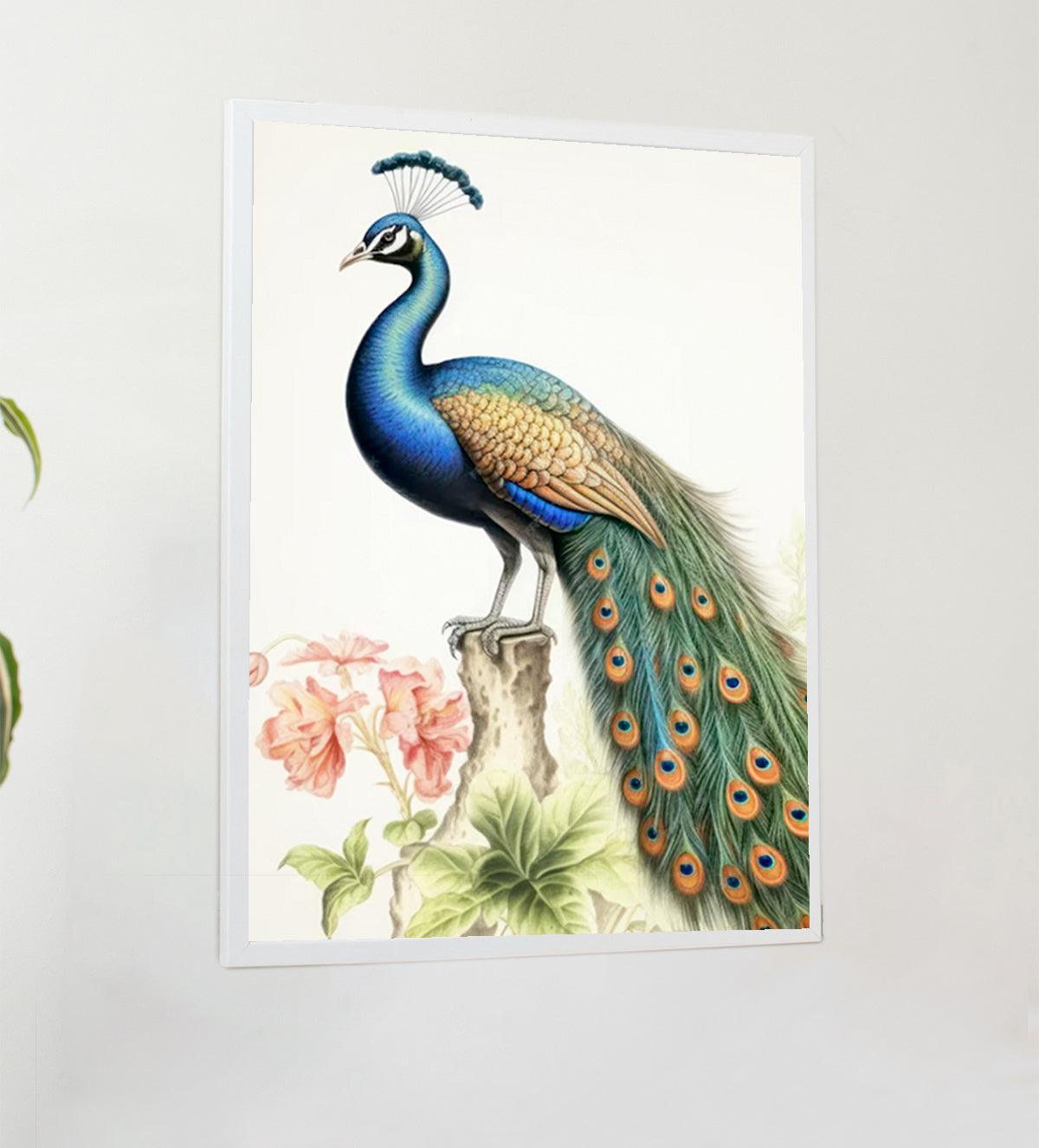 majestic peacock in all its glory - Aartaa decor