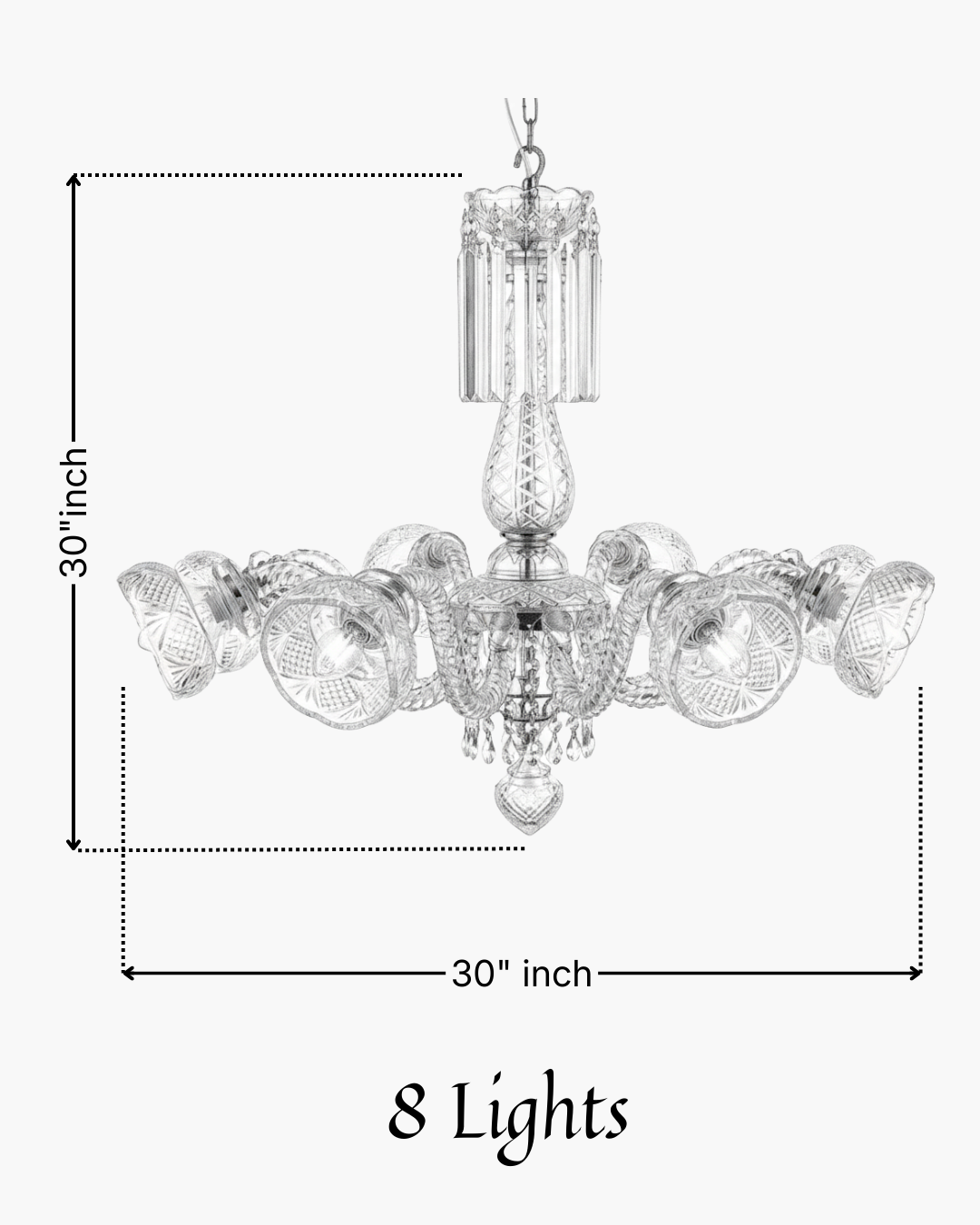 Eclat Royale Crystal Chandelier