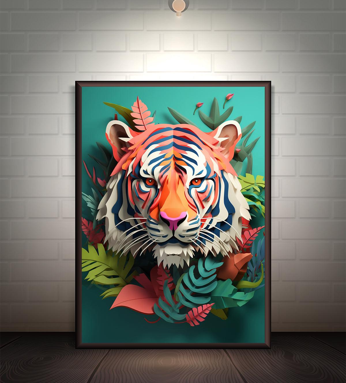 Bengal Tiger Wall Art - Aartaa decor