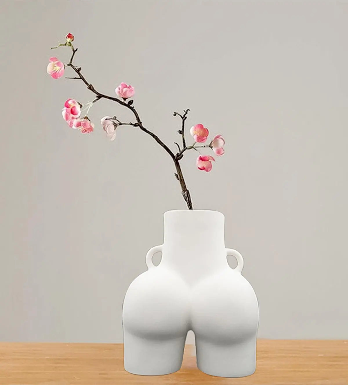 Modern Ceramic Lady Body Flower Vase, Butt Vase Design - Aartaa decor