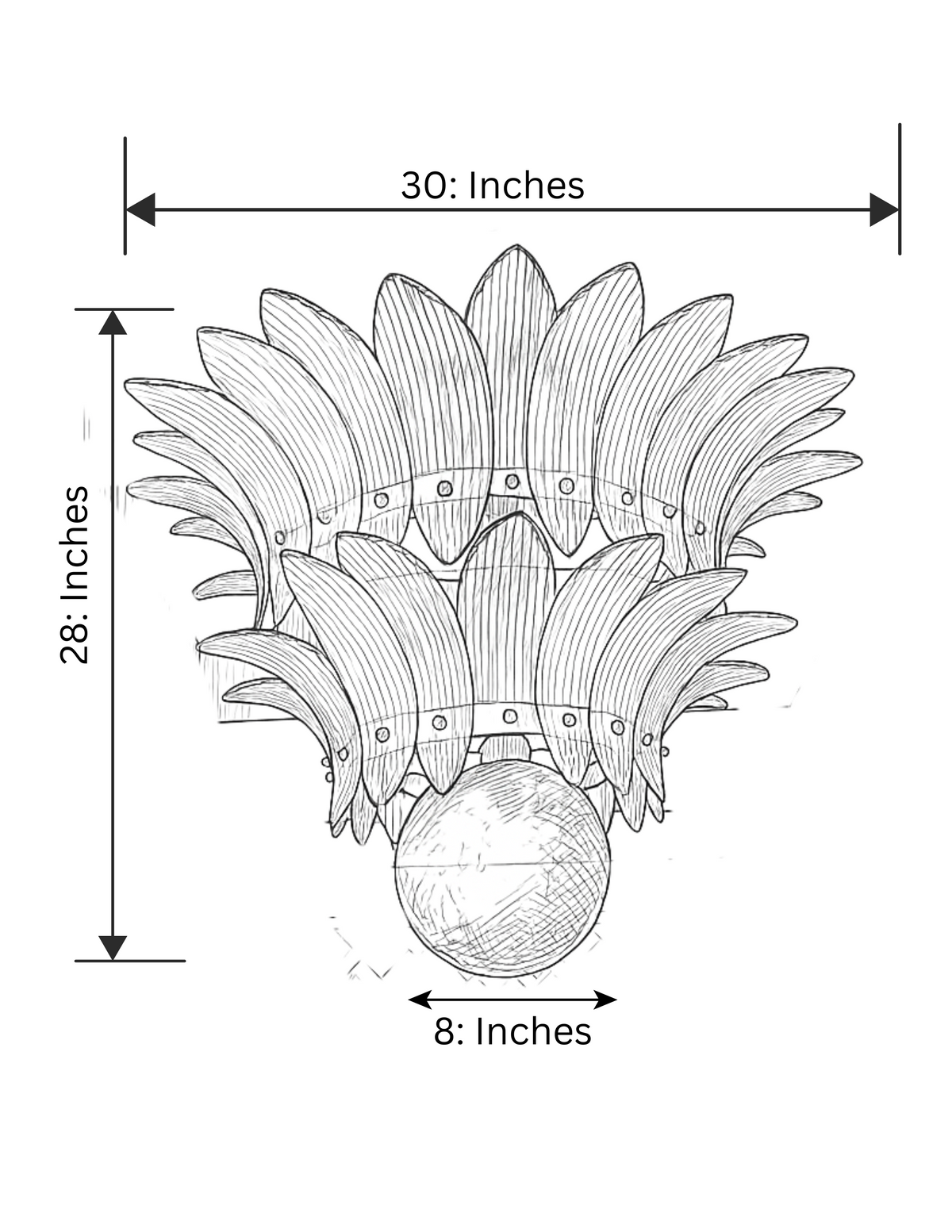 Aurora Leaf Crystal Chandelier