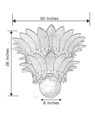 Aurora Leaf Crystal Chandelier sizes for designer