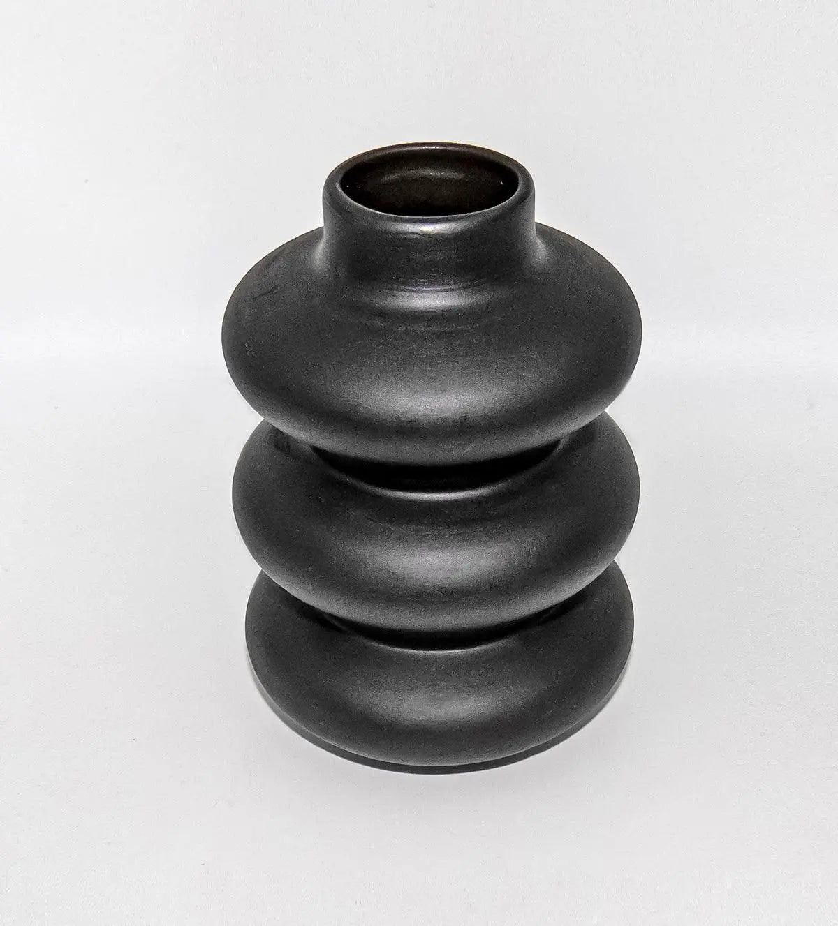 White & Black Minimalist Spiral Vase Set (Flower Vase )/Home Ceramic Vase Ceramic Vase - Aartaa decor