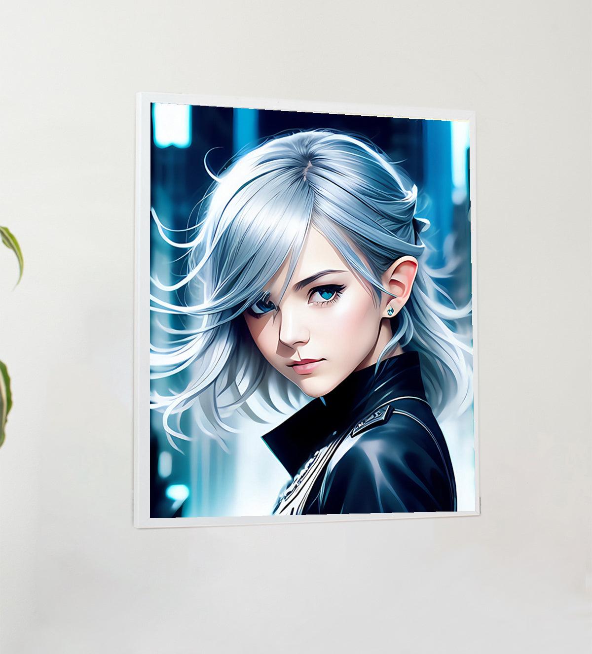 WALL ART SUPER GIRL PAINTING - Aartaa decor