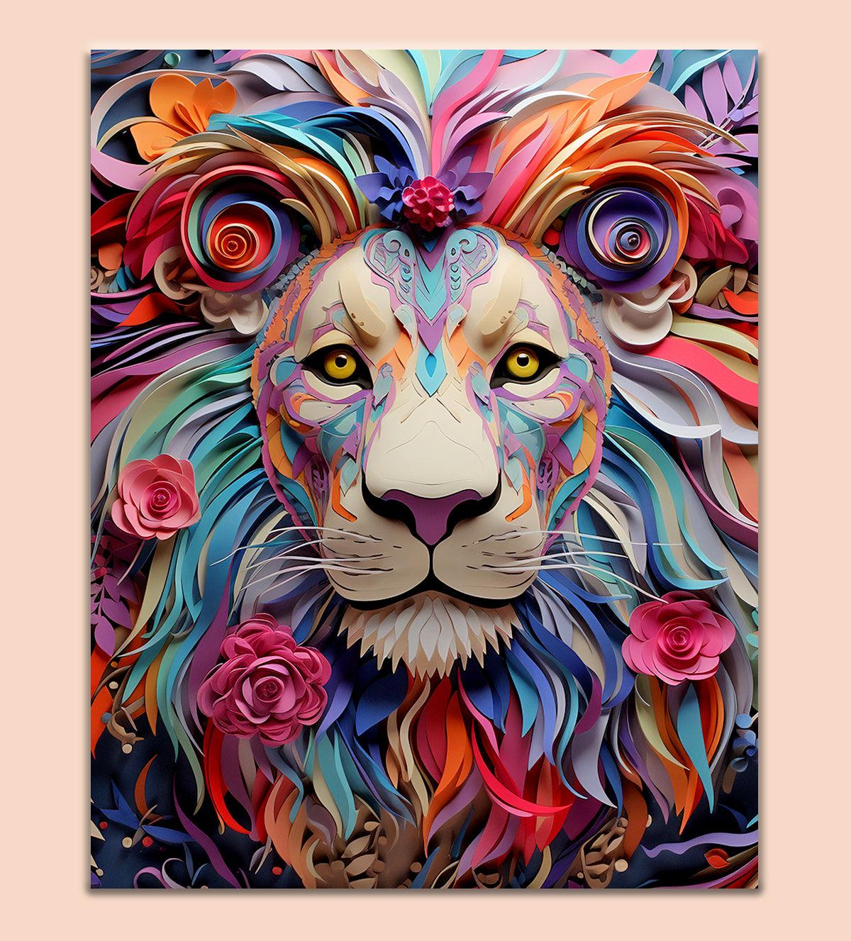 Majestic power of the king of the jungle in your home - Aartaa decor