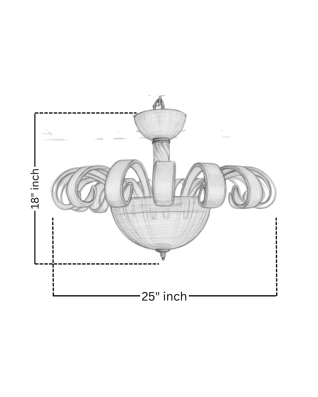 Celeste Petite Bloom Chandelier - Aartaa decor