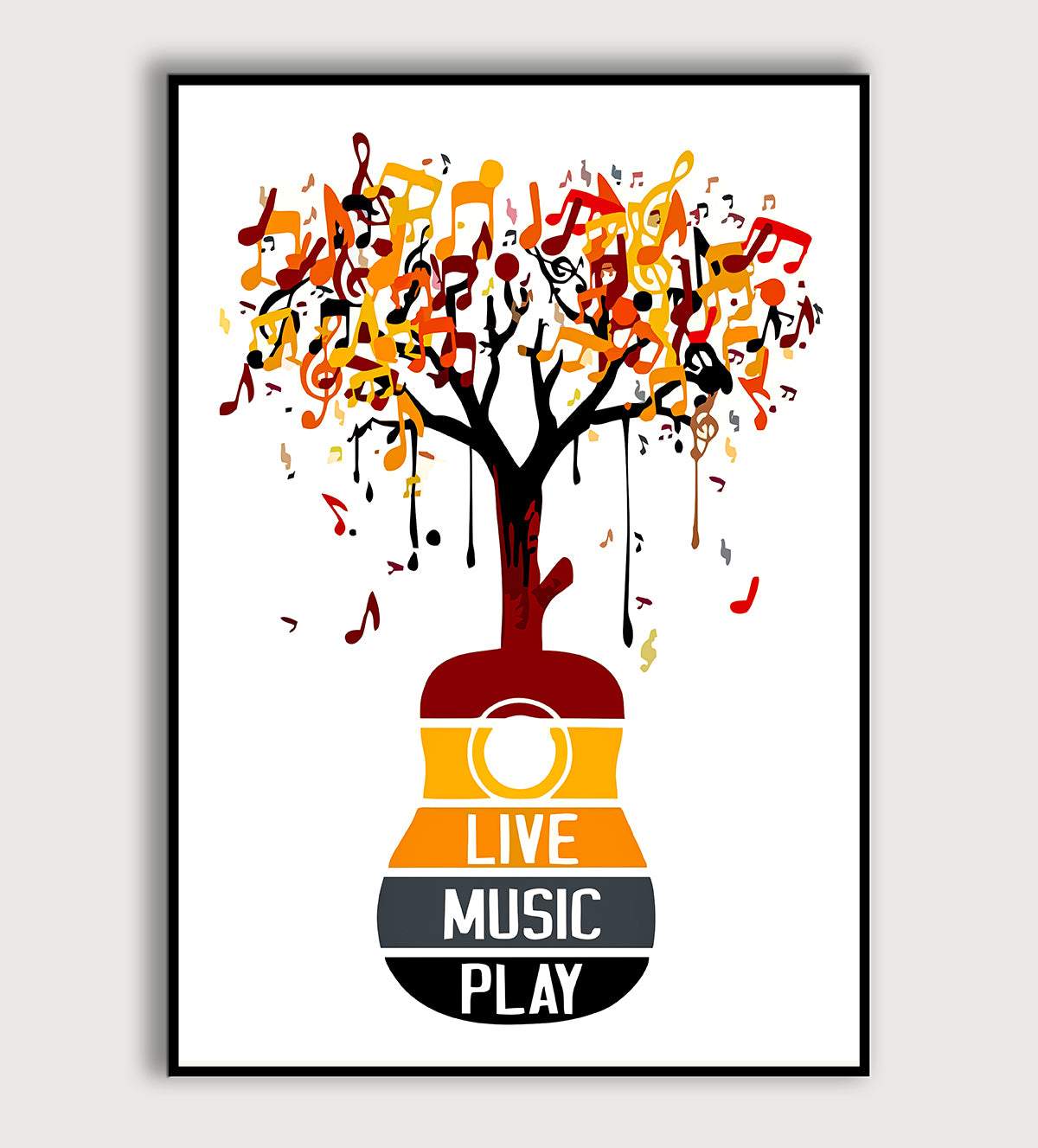 Cheerful Musical World wall arts  set of 3 - Aartaa decor