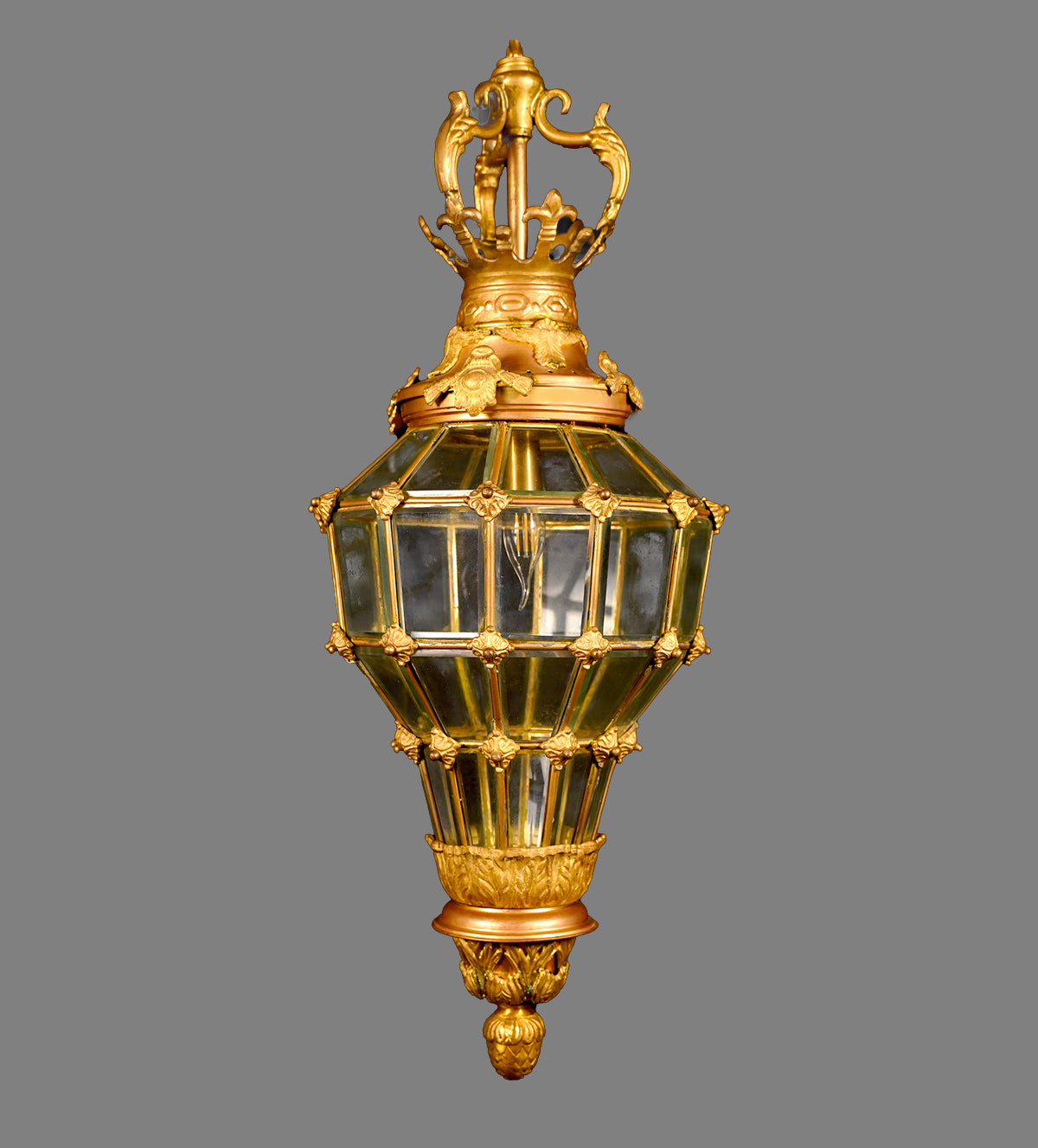 Baroque Style Gold Lantern Pendant Light - Aartaa decor