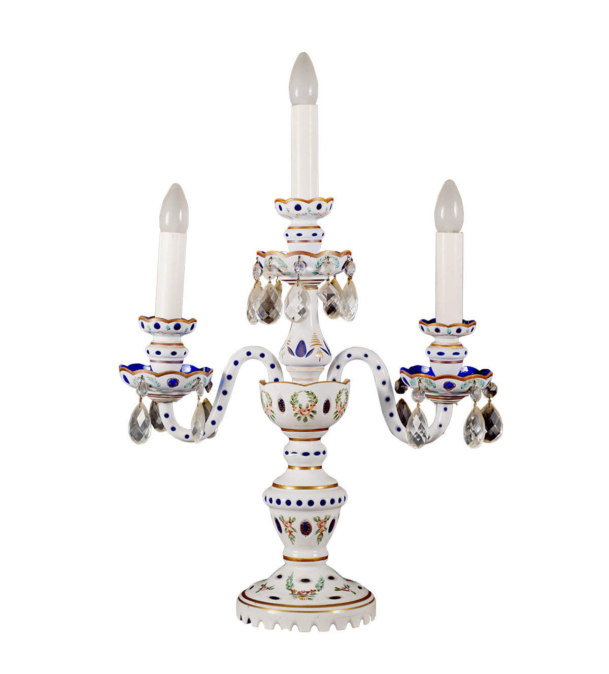 Imperial Bloom Candelabra Candle Lamp - Aartaa decor