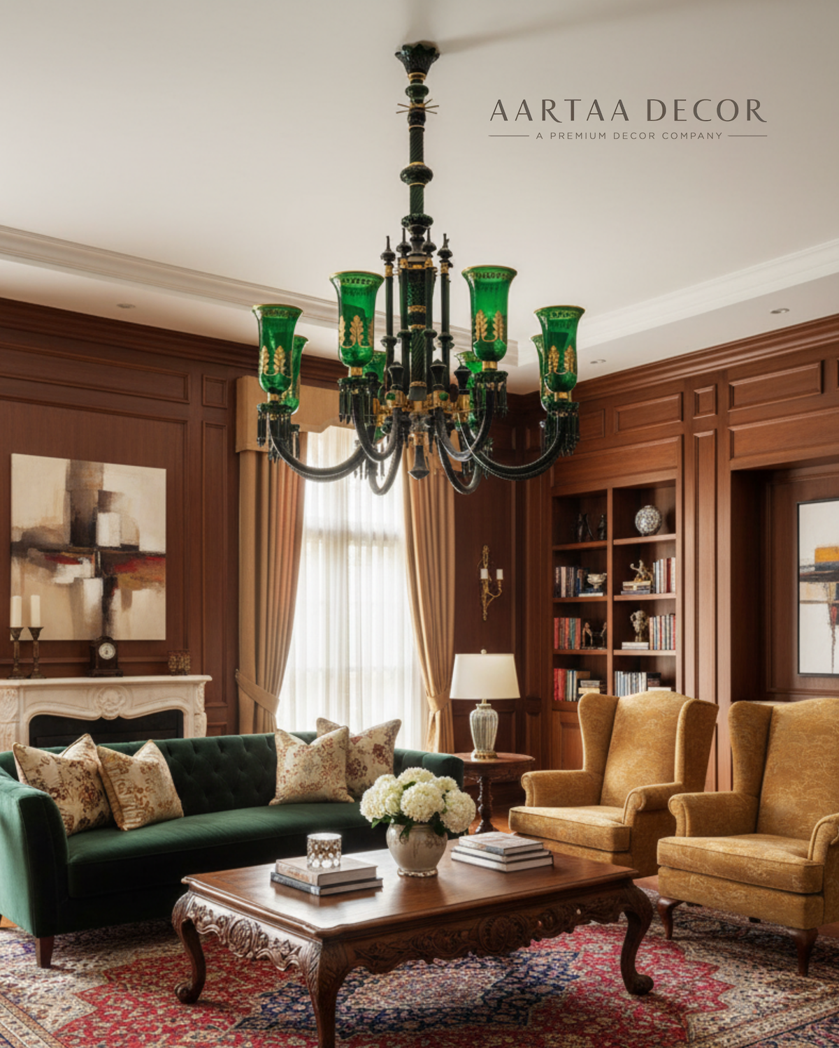 Emerald Dynasty Chandelier