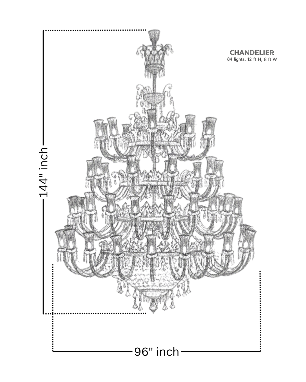 Ethereal Majesty Grand Crystal Chandelier