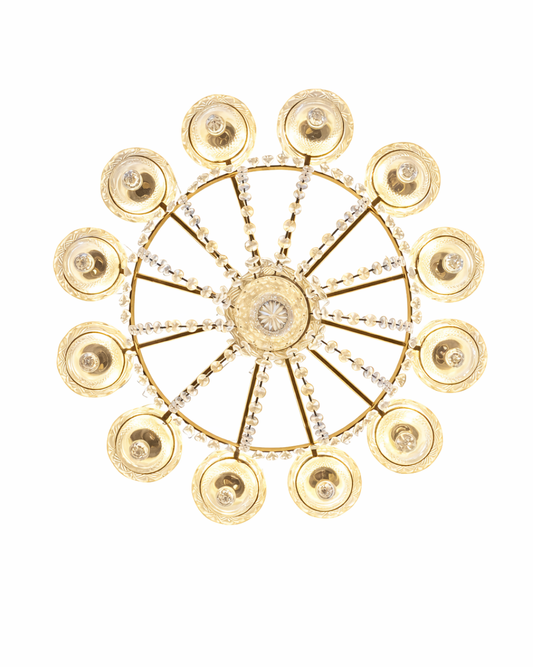 Imperial Flame Heritage Crystal Chandelier - Aartaa decor