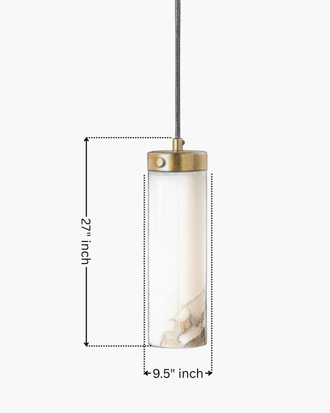 Ivory Aurelius Grand Pendant Light