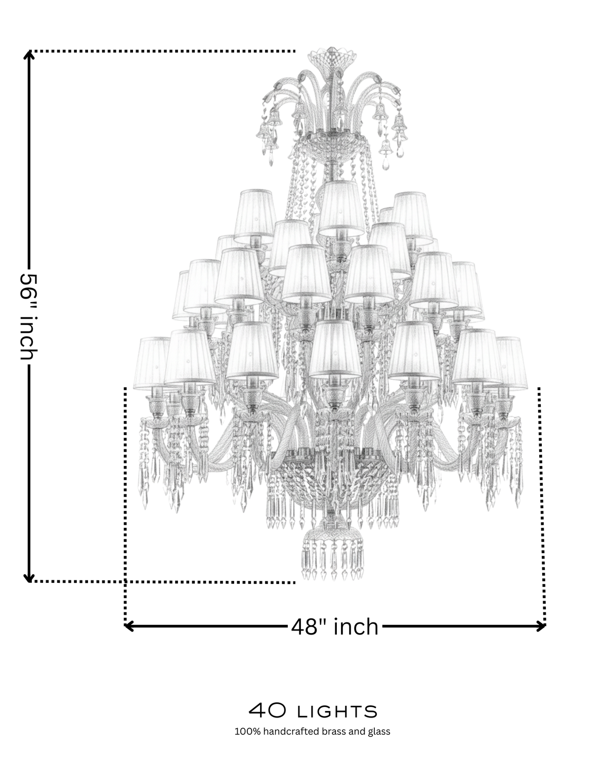Ivory Crown Grand Chandelier