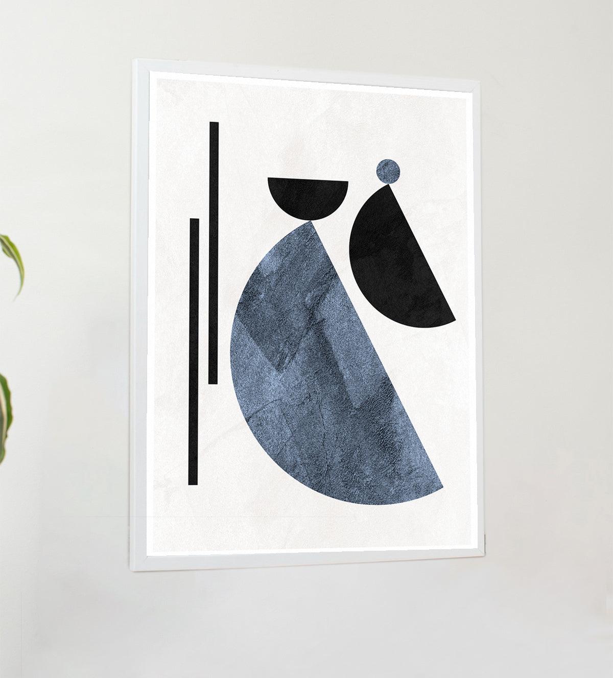 Minimalist Line Art Woman on Moon - Aartaa decor