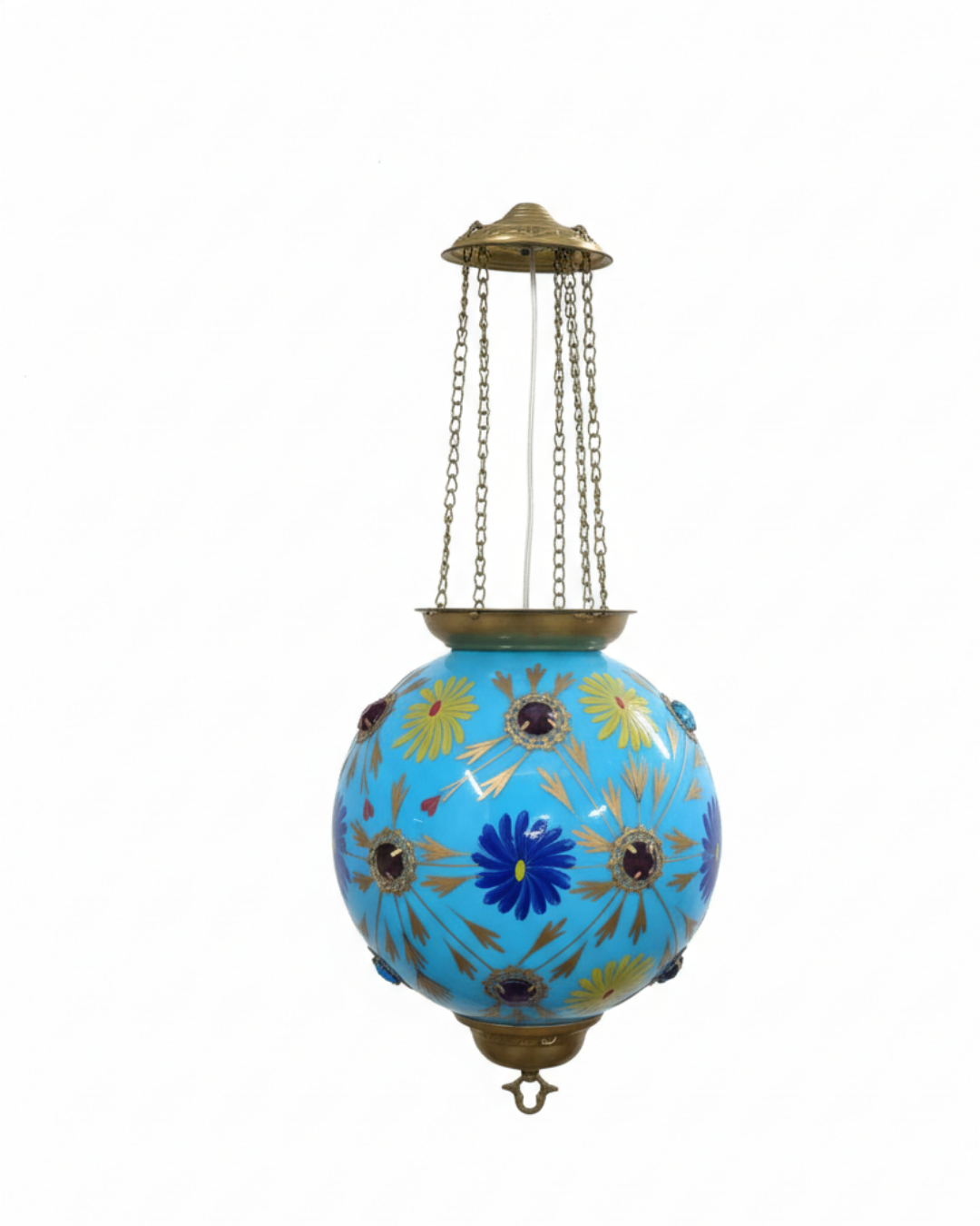 Pushpa Globe Brass Pendant Light - Aartaa decor