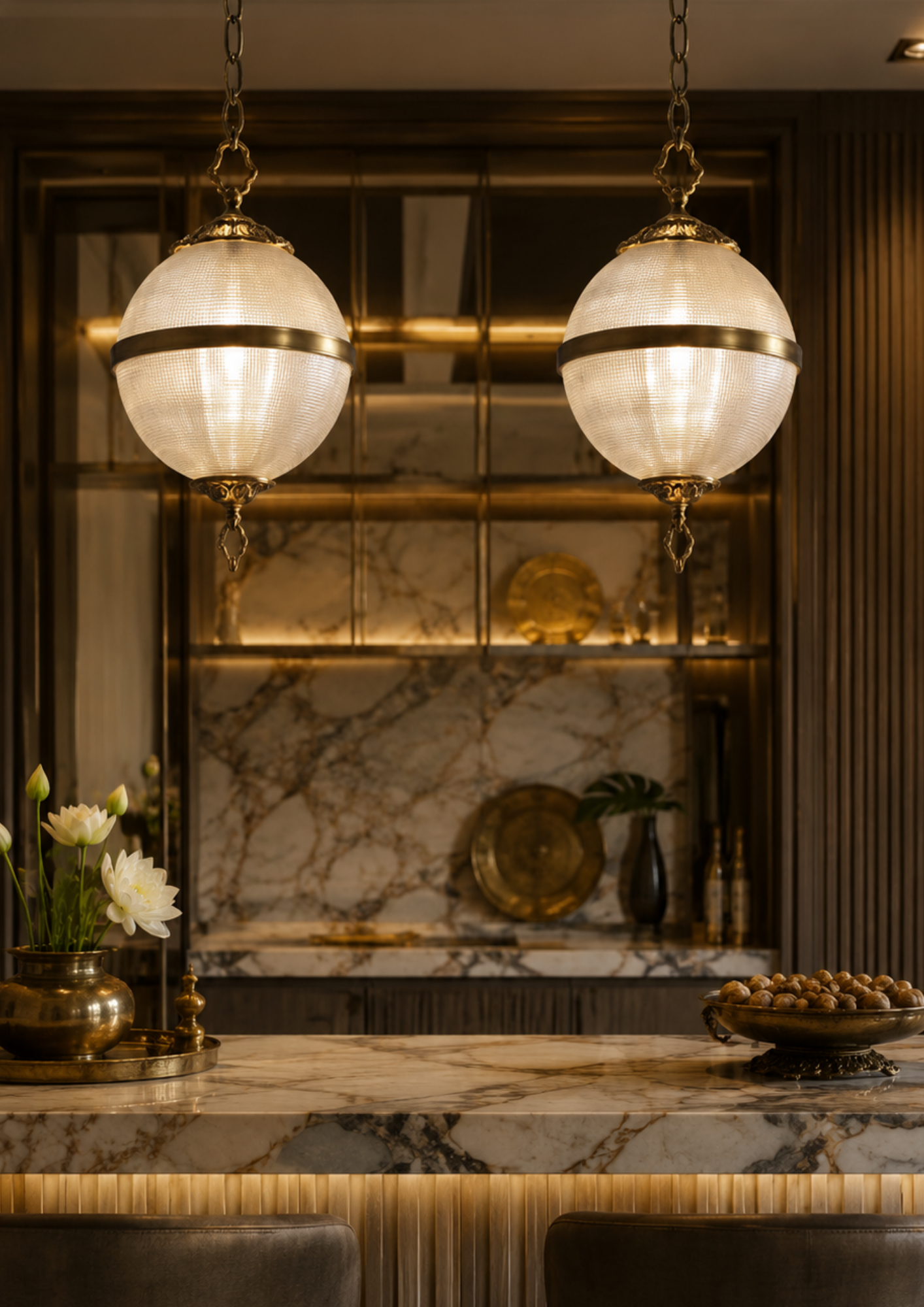 Rajbari Globe Pendant Light