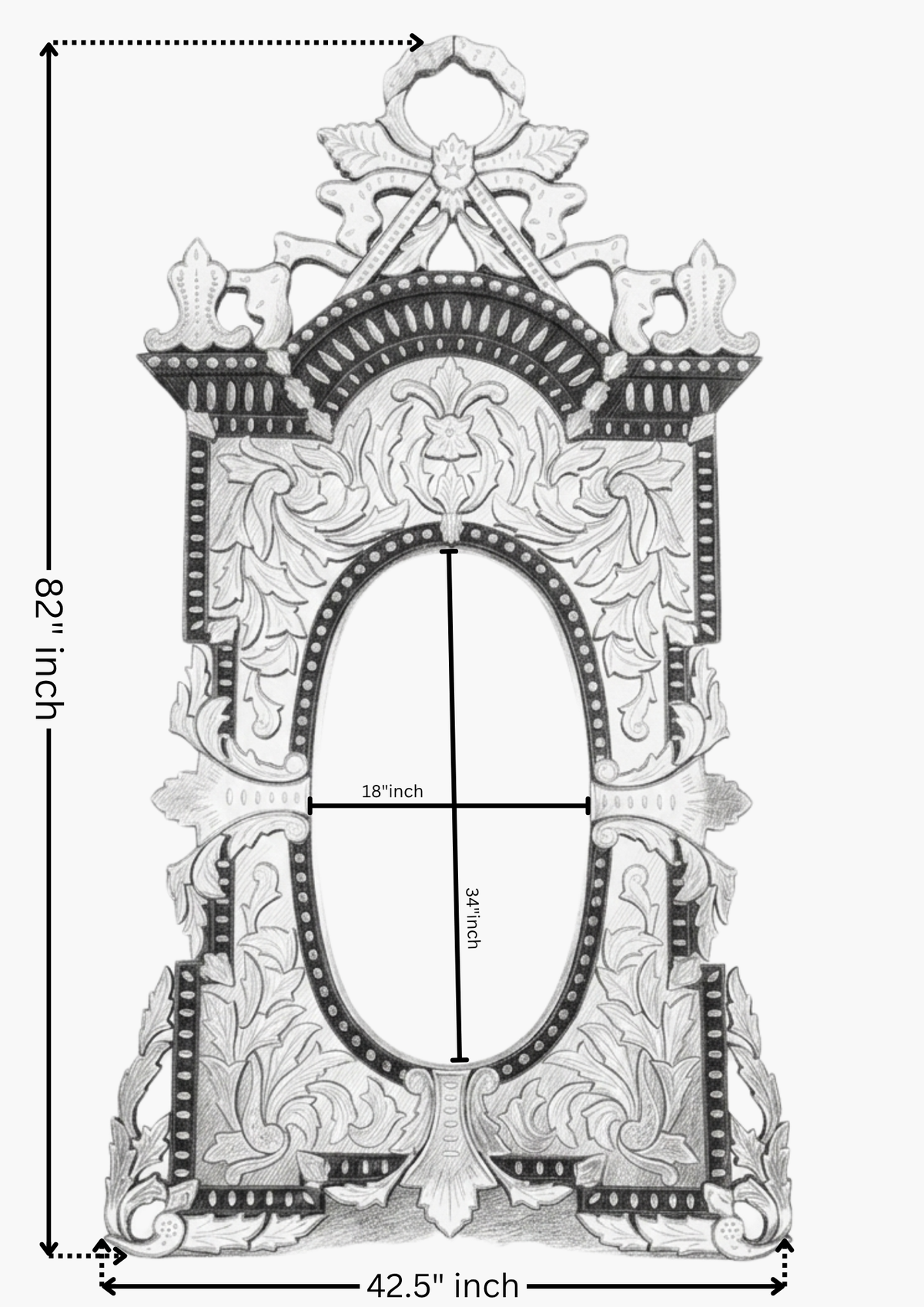 Rajvansh Heritage Venetian Mirror - Aartaa decor