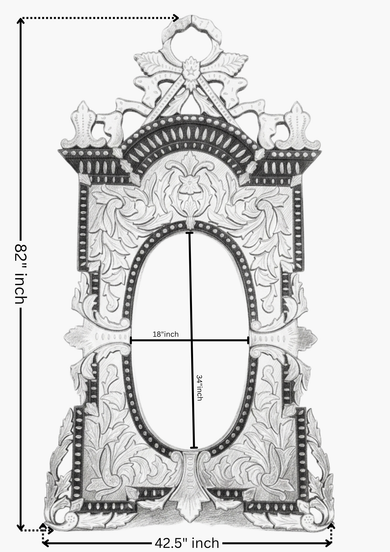 Rajvansh Heritage Venetian Mirror - Aartaa decor