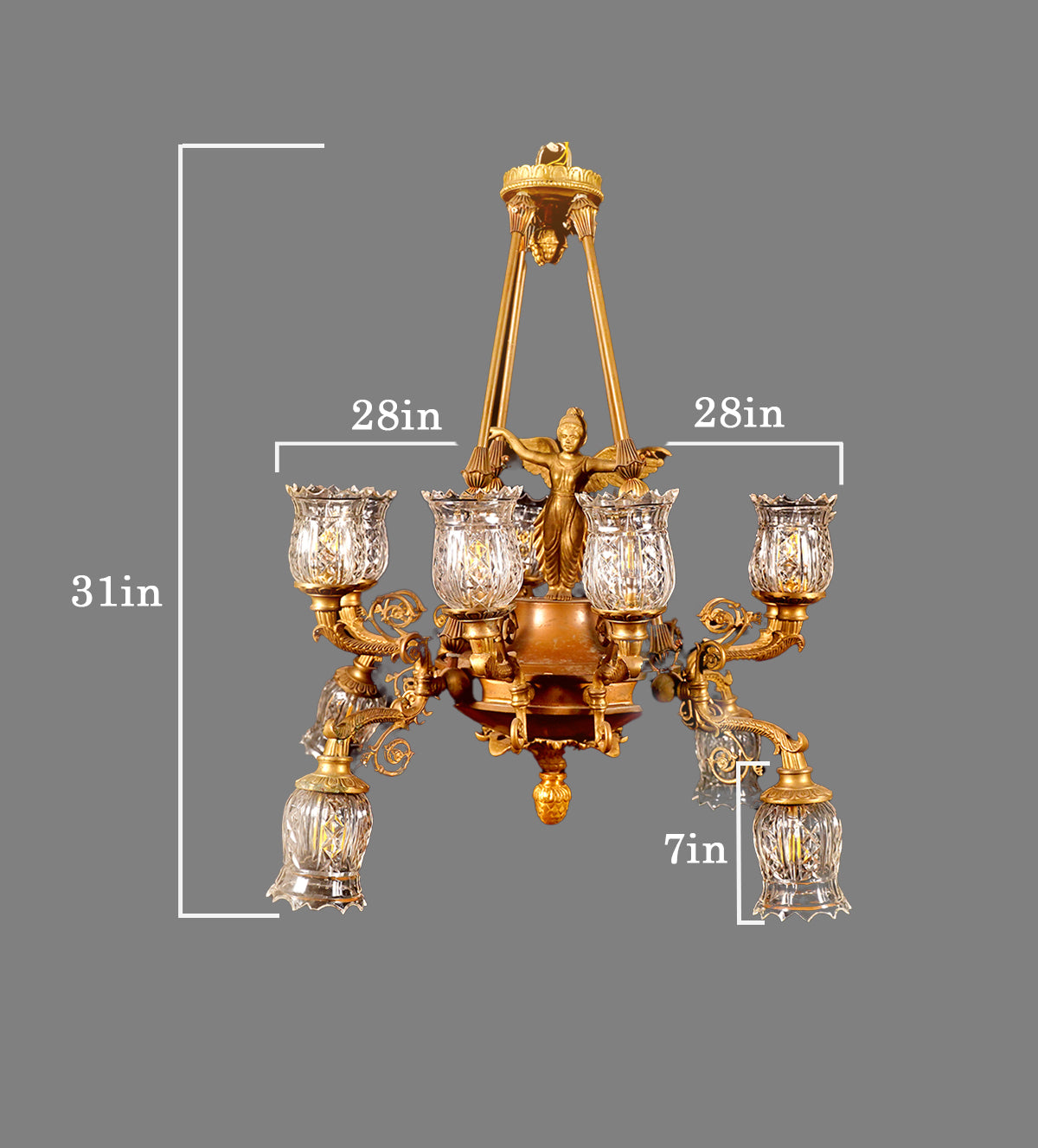 Rajwada Heritage Crystal Chandelier
Beautiful Lighting for Grand Spaces and Luxurious Homes Throughout Time