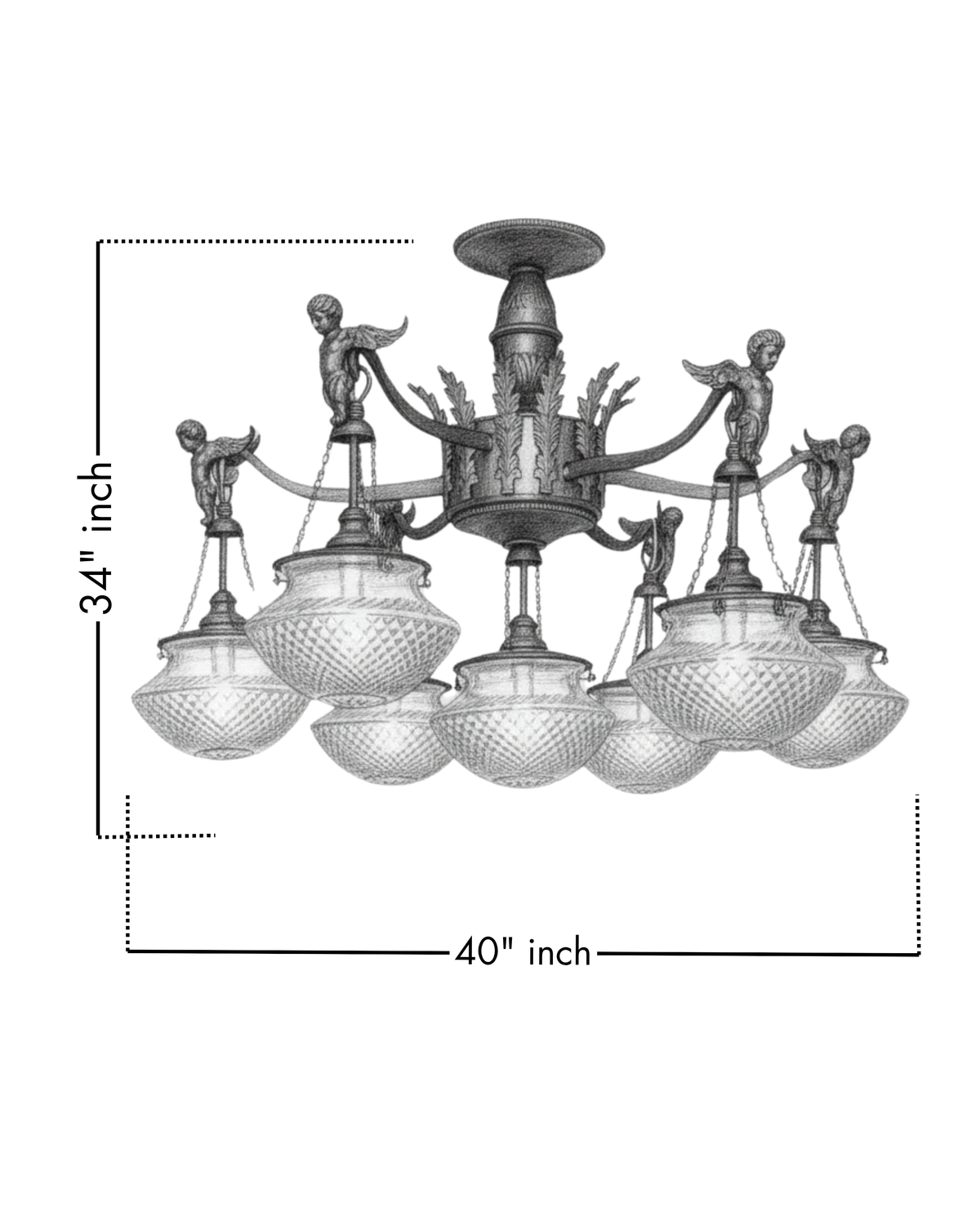 Seraphic Grace Chandelier