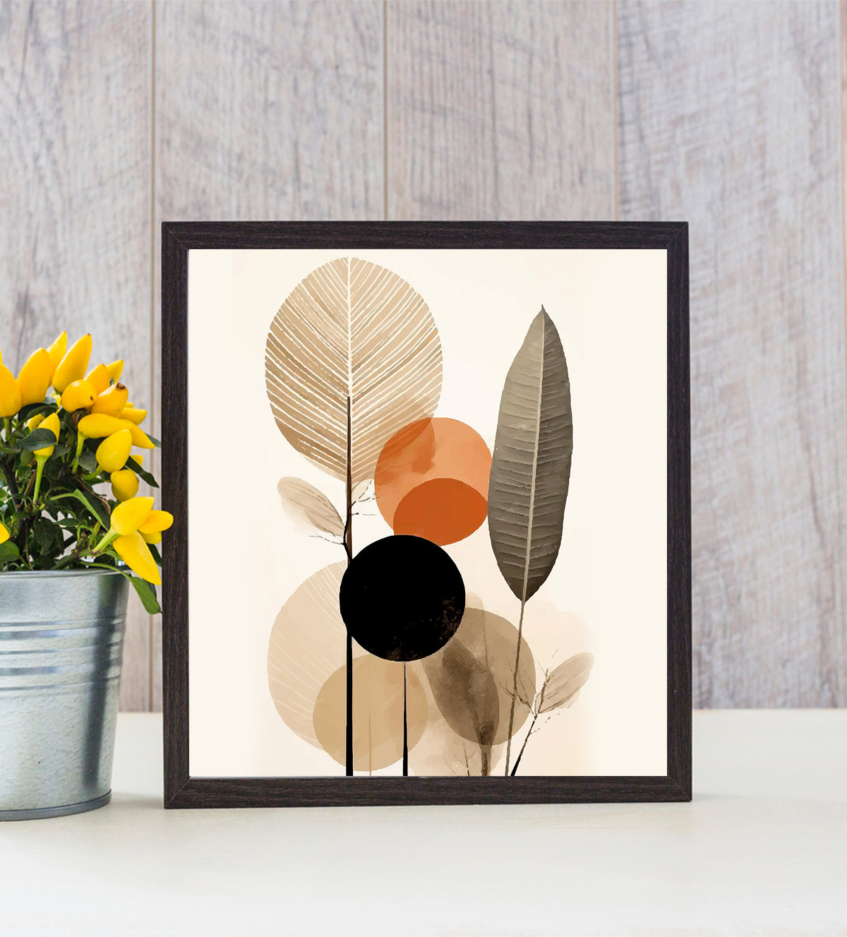 Geometric Abstract Three Flower Sets ADP123