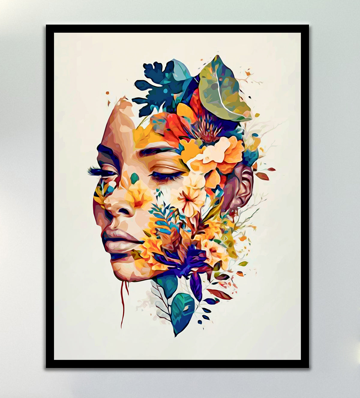 This striking image showcases a Woman Portrait Image - Aartaa decor