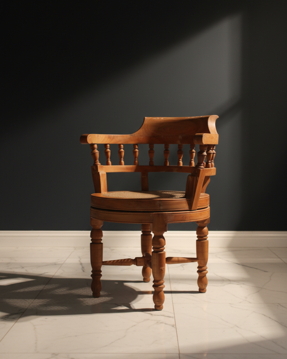 Vaidika Heritage 360° Swivel Chair - Aartaa decor