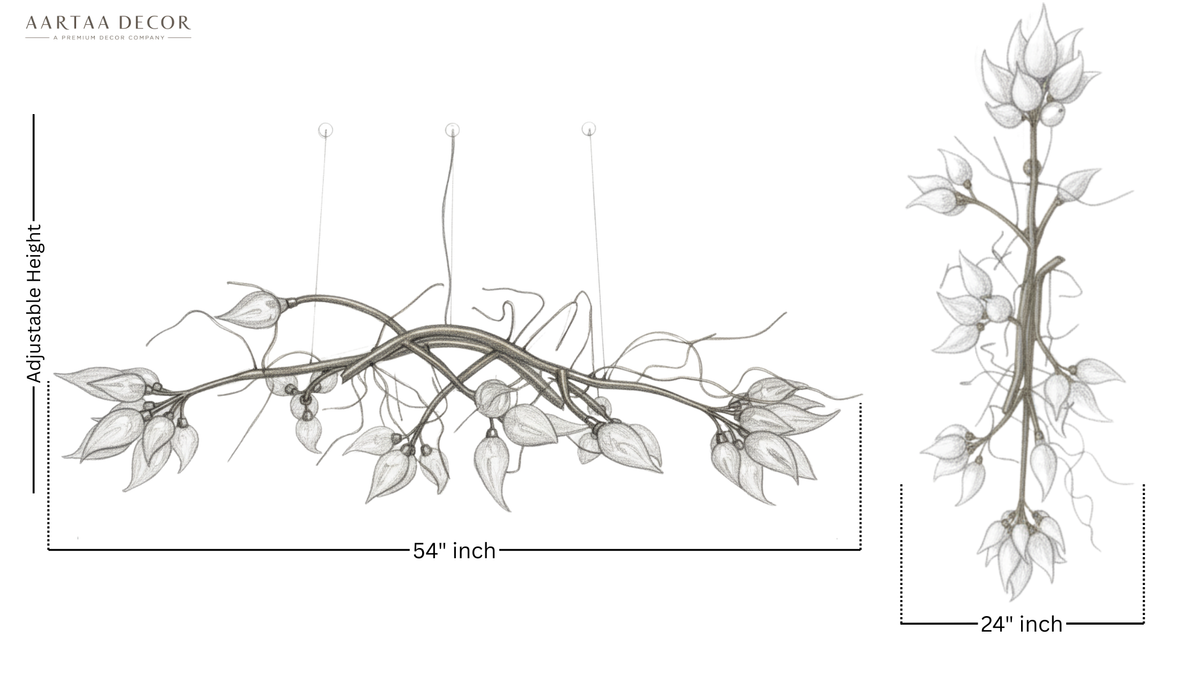 Vanshika Bloom Vine Chandelier
