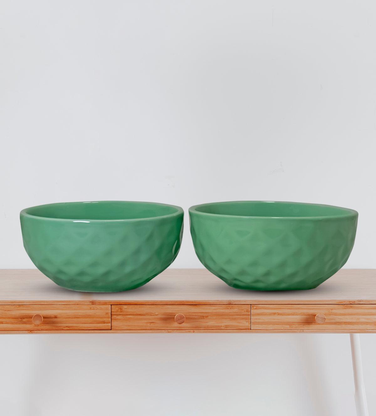 amic Dessert Bowl Ceramic Serving Bowl Disposable set of2 - Aartaa decor